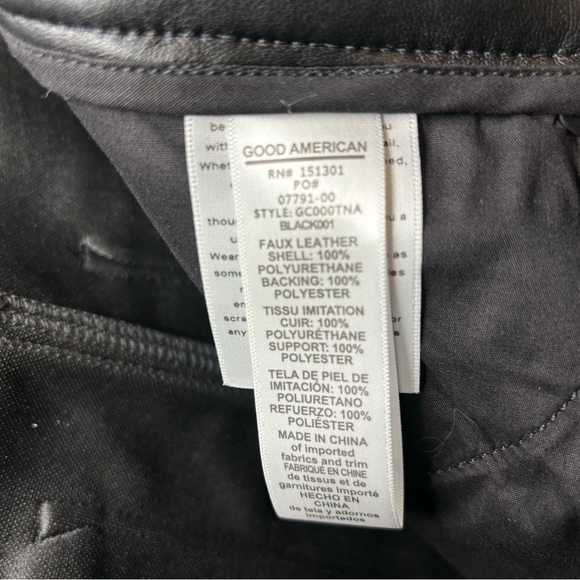 Good American Better Than Faux Leather Icon Jeans - Picture 12 of 17